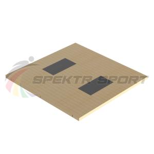 Купить Помост тяжелоатлетический 3х3х0,1м, рез. амортизаторы 1х0,5х0,04м в Омске 