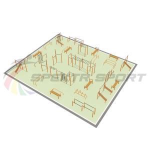 Купить Парковая площадка для Воркаут и WRK 6_76mm в Омске 